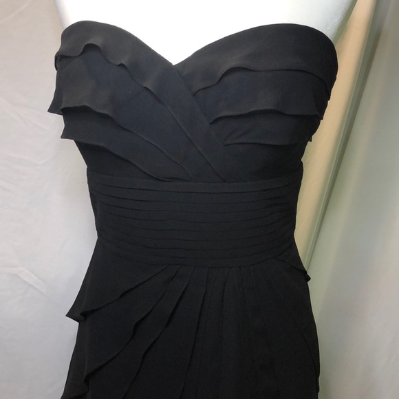 Bill Levkoff Layered Chiffon Bridesmaid Dress - Picture 7 of 13